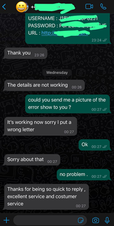 Customer testimonial 3 - Sports streaming feedback